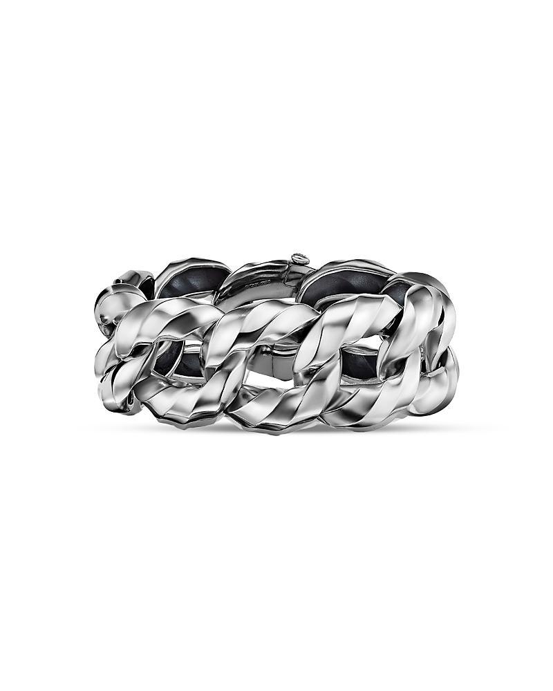 David Yurman Cable Edge Curb Chain Bracelet in Recycled Sterling Silver Product Image