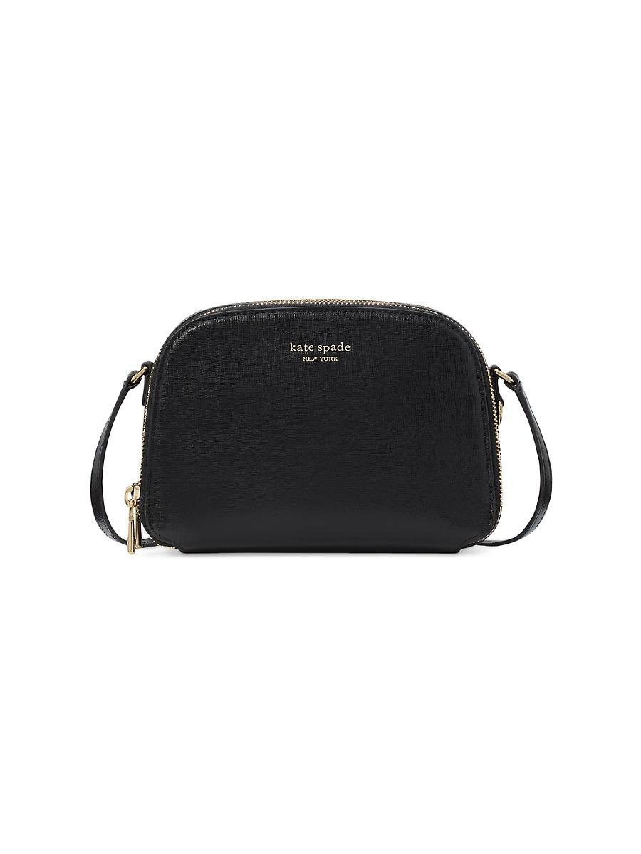 Womens Devin Leather Crossbody Bag Product Image