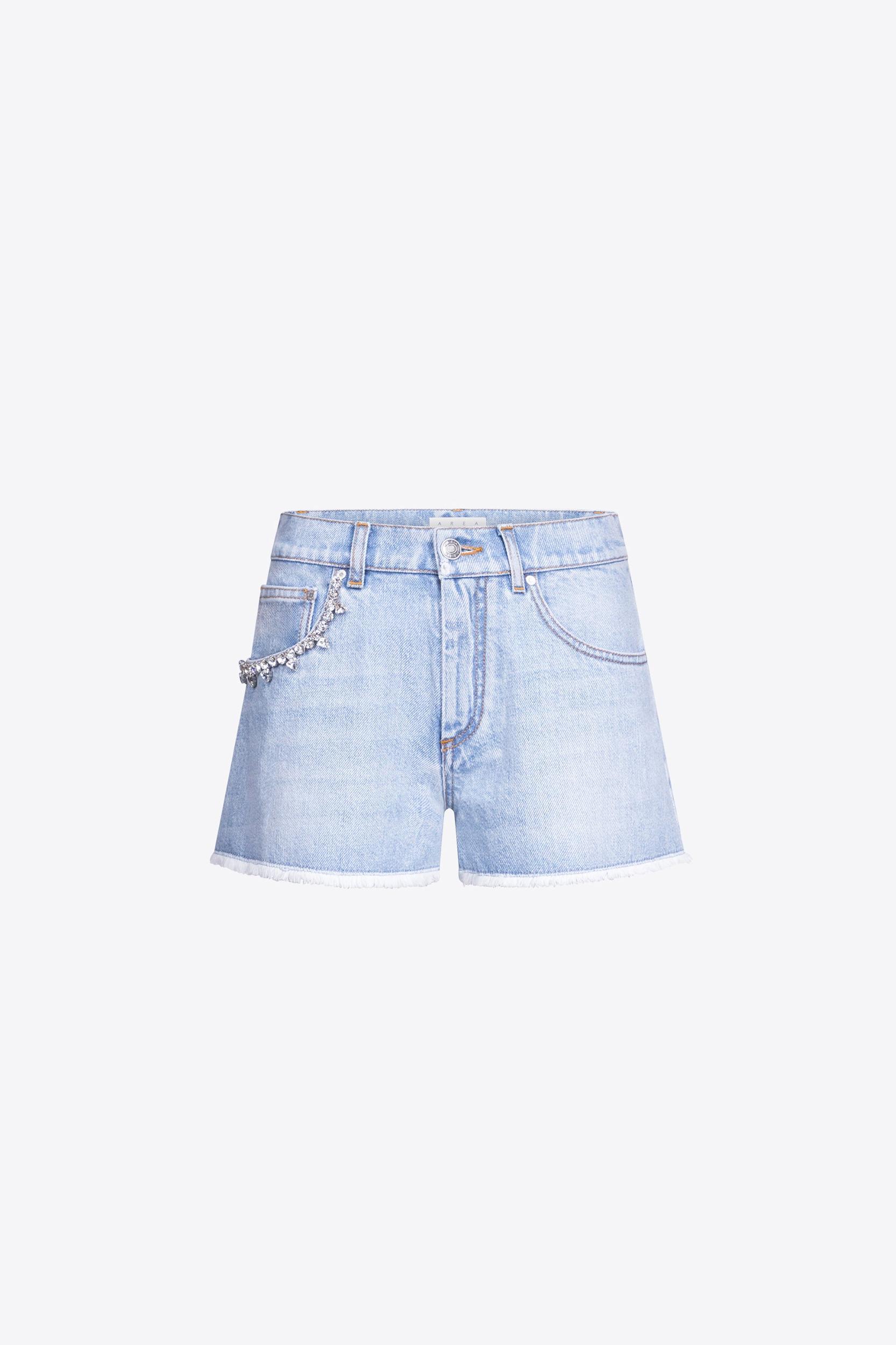 Crystal Pocket Jean Short Product Image