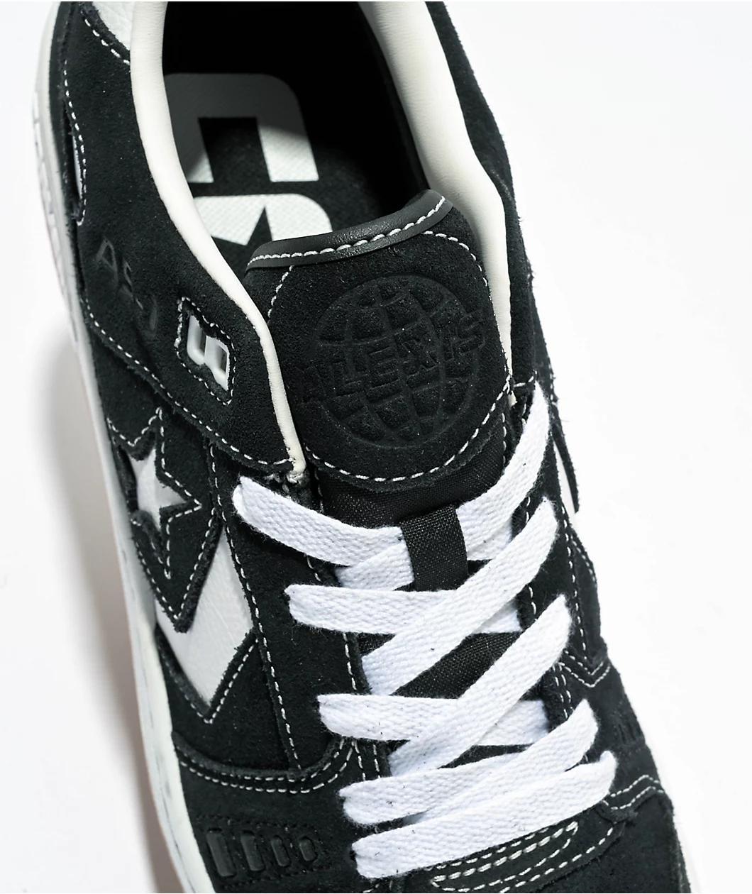 Converse AS-1 Pro Black & White Suede Skate Shoes Product Image