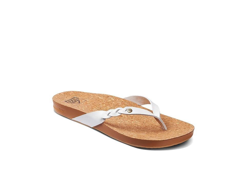 Reef Womens Cushion Court Twist Thong Sandals Product Image