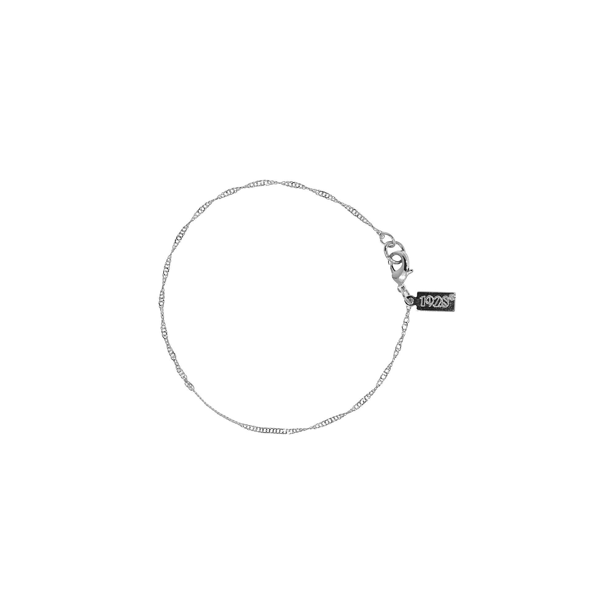 1928 Twisted Chain Bracelet, Womens, Gray Product Image