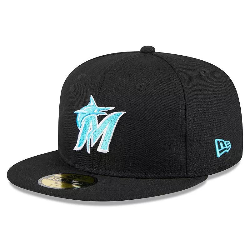 Mens New Era Miami Marlins 2024 Fathers Day 59FIFTY Fitted Hat Product Image