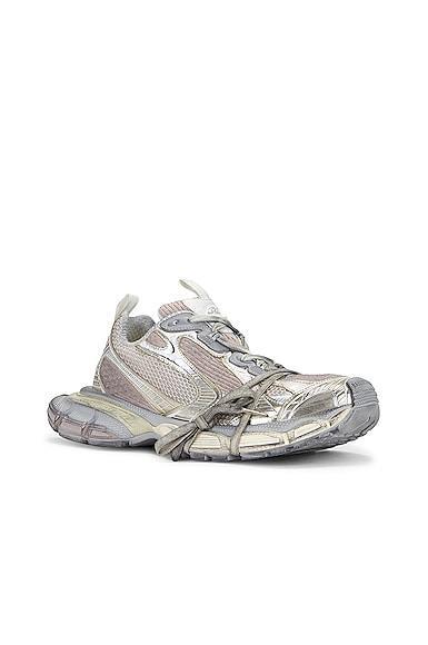BALENCIAGA Mens Cream Comb 3xl Logo-embossed Mesh Low-top Trainers Product Image