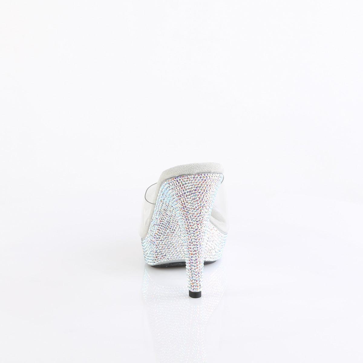 Cocktail-501 Platform Heels - Silver Product Image