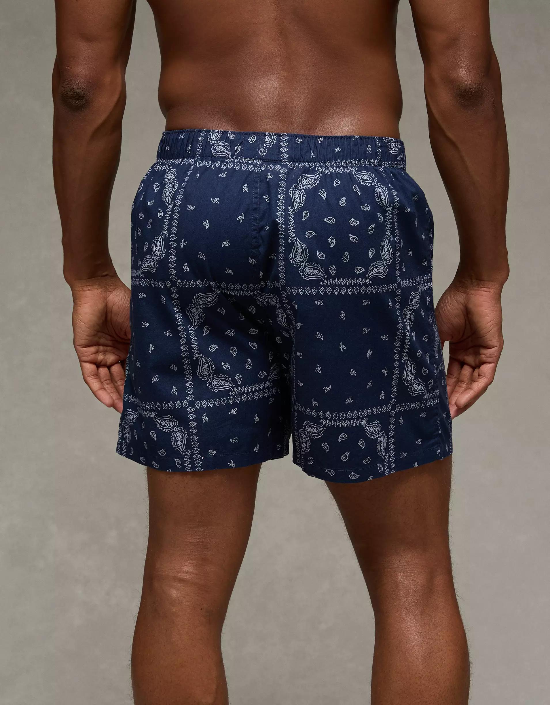 AEO Men's Paisley Stretch Boxer Short Product Image