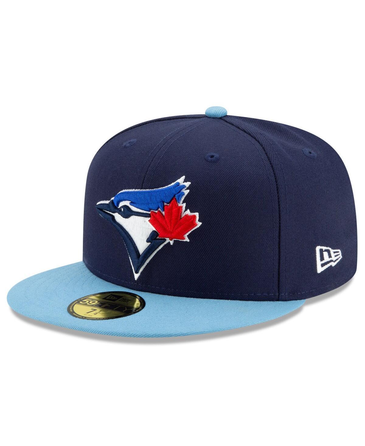 Men's New Era Navy Toronto Blue Jays Alternate 4 Authentic Collection On-Field 59FIFTY Fitted Hat, Size: 7 1/2, Jay Blue Product Image