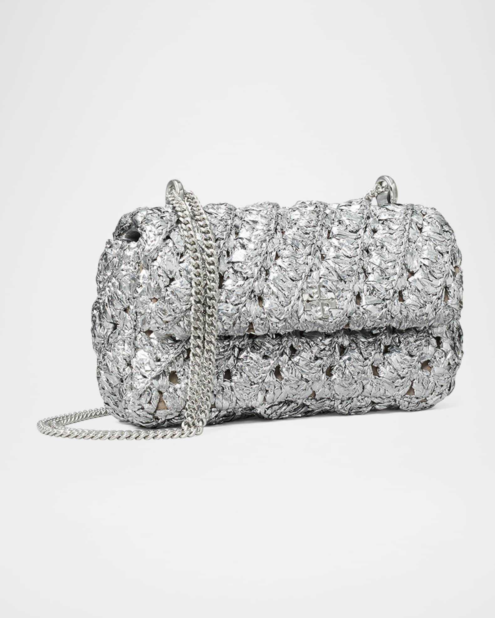 Kira Metallic Crochet Mini Crossbody Bag Product Image