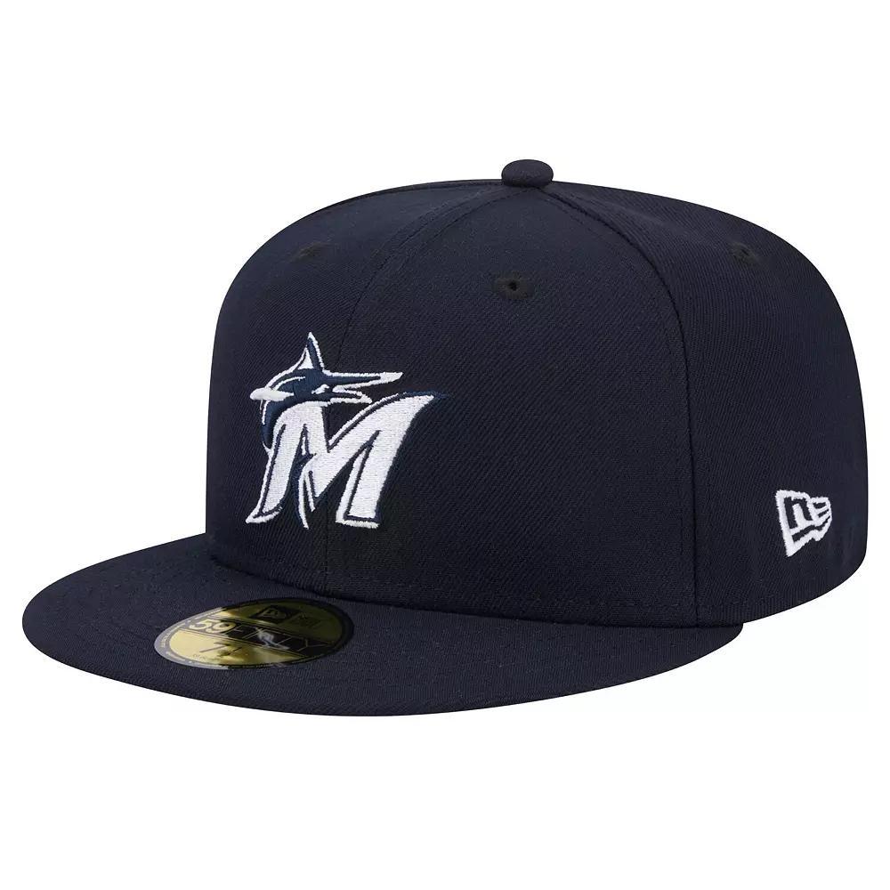 Men's New Era Red Cleveland Guardians White Logo 59FIFTY Fitted Hat, Size: 7 1/8, Grd Red Product Image