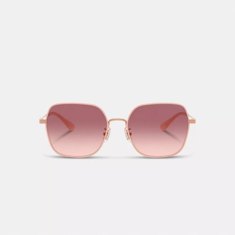 Metal Thin Square Sunglasses Product Image