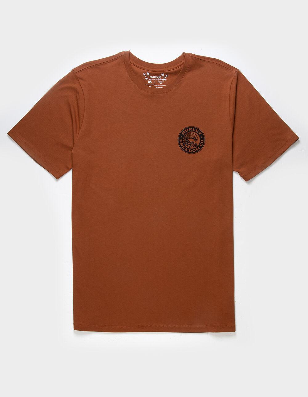 HURLEY Freedom Co Mens Tee - RUST Product Image