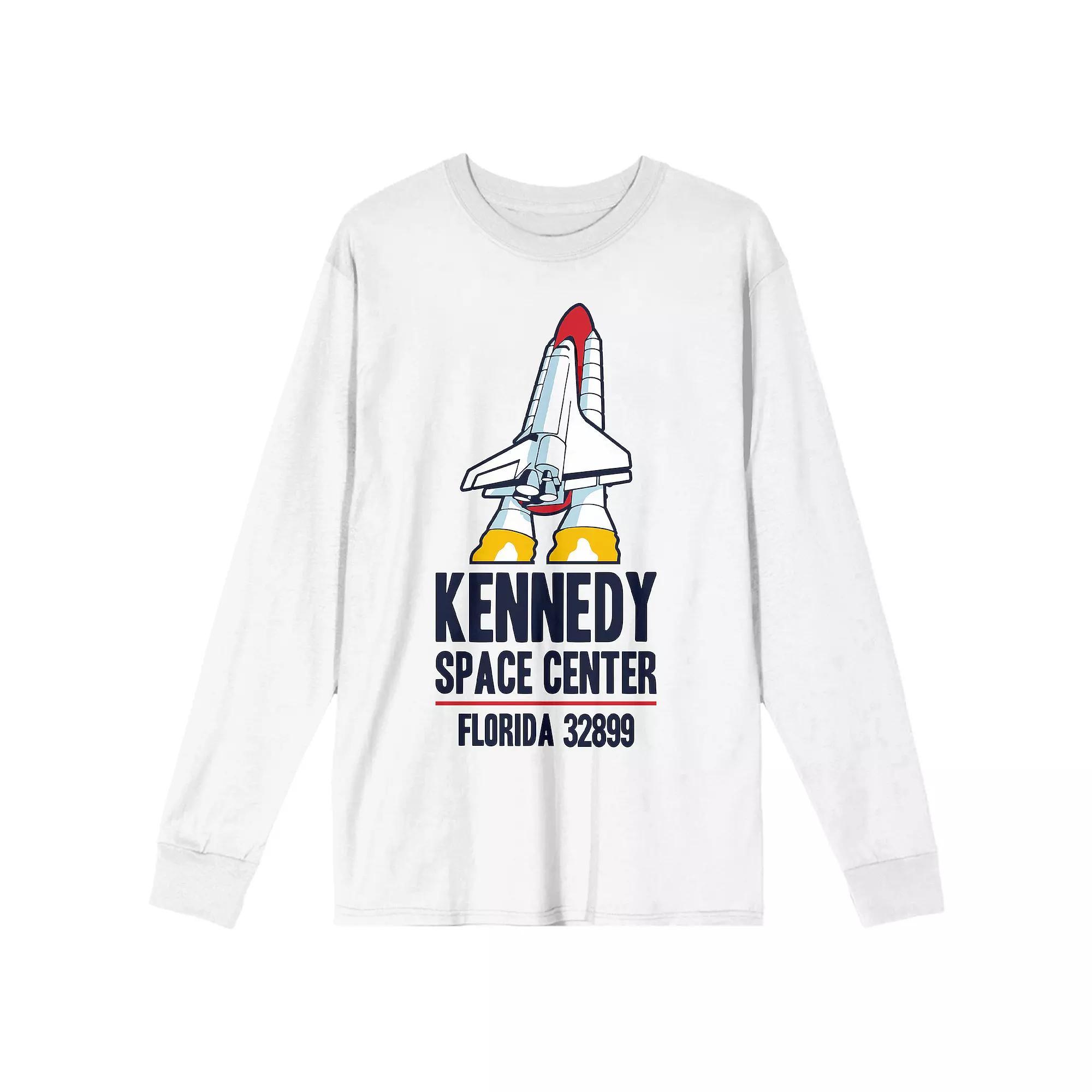 Men's NASA Kennedy Space Center Tee, Size: Large, White Product Image