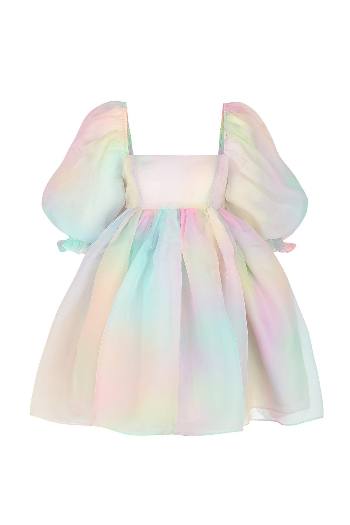 The Rainbow Puff Dress Product Image