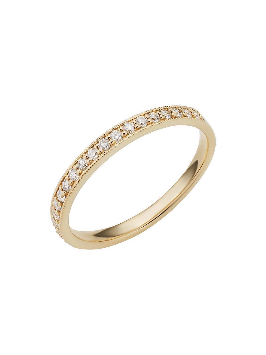Womens 14K Yellow Gold The Regal Diamond Band Product Image