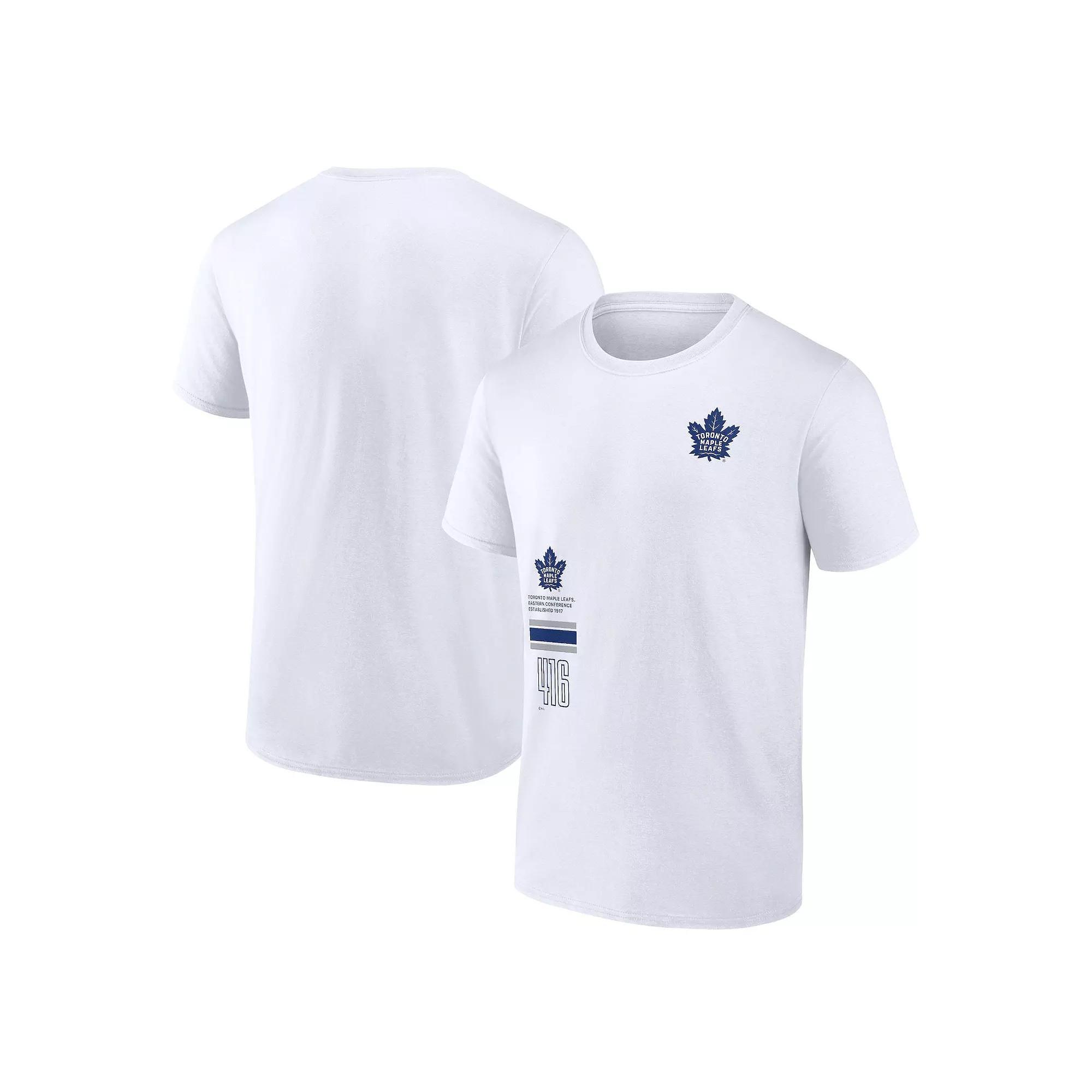 Men's Fanatics Branded White Toronto Maple Leafs Represent T-Shirt, Size: 4XL, Mpl White Product Image