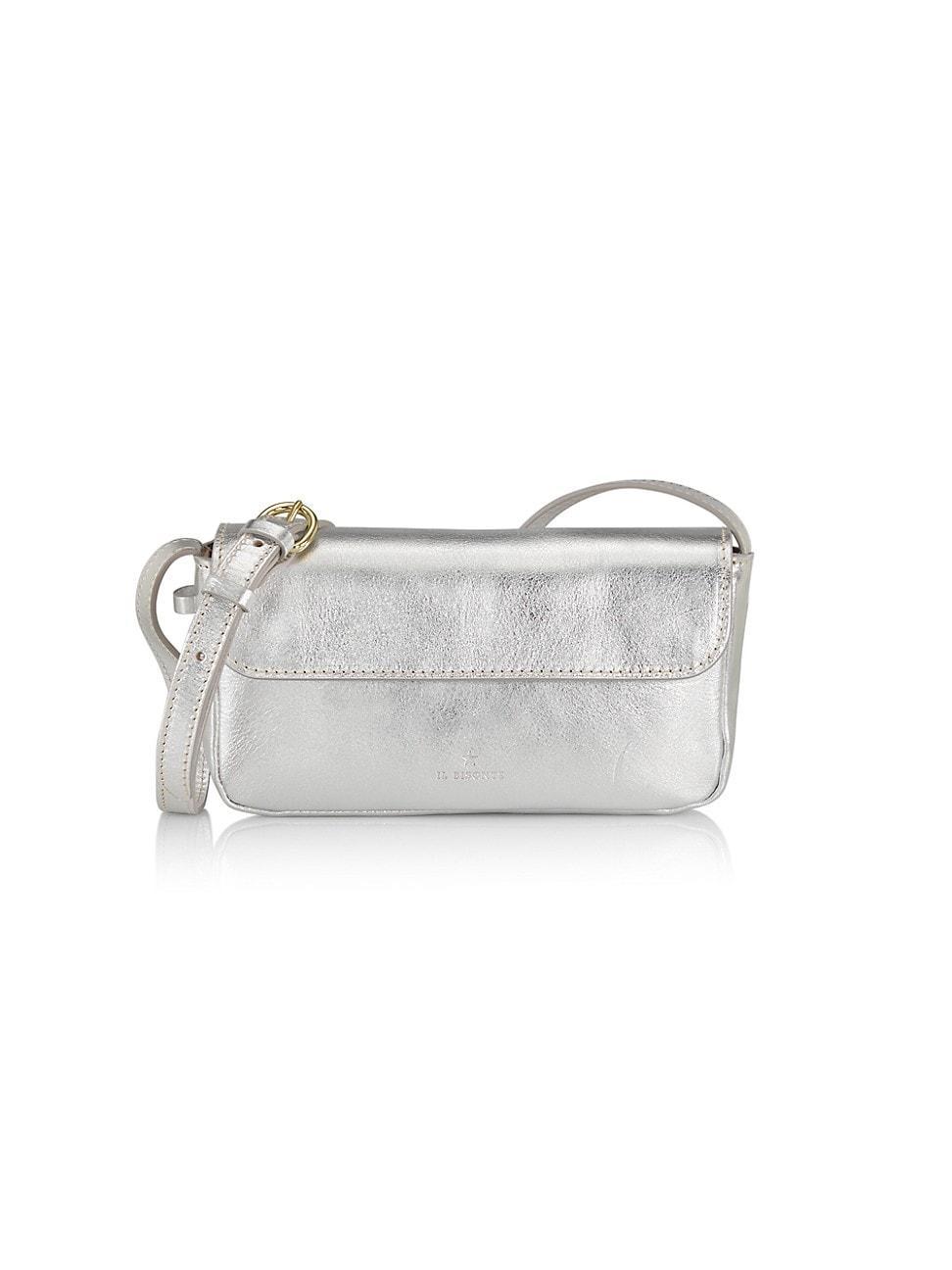 Womens Small Studio Leather Crossbody Bag Product Image