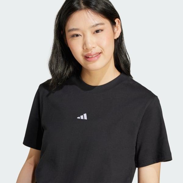 Womens adidas Essentials Small Logo Cotton T-Shirt Product Image