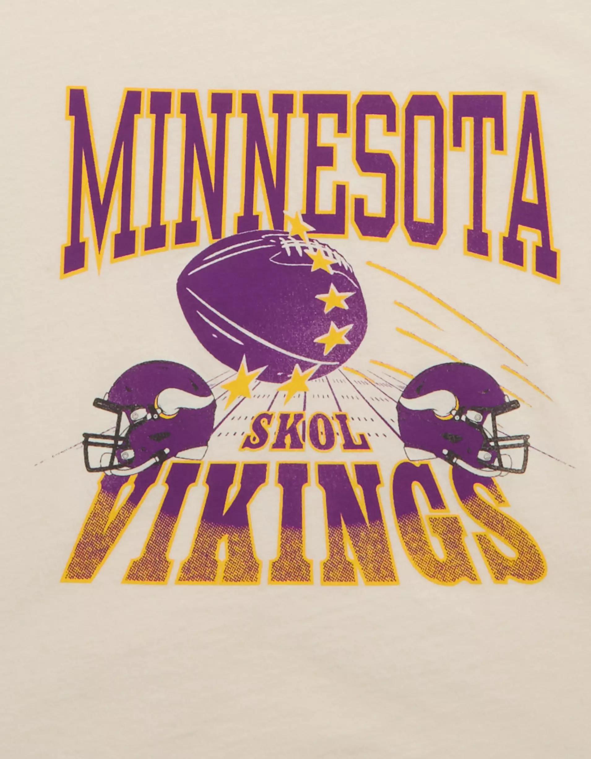 AE NFL Ex-Boyfriend Minnesota Vikings Graphic T-Shirt Product Image