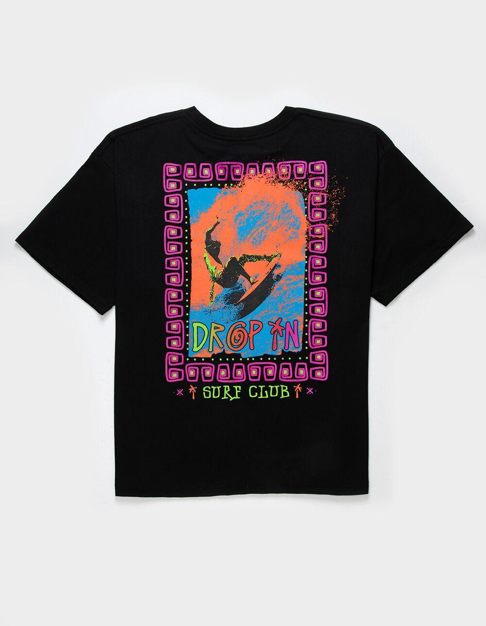 DROP IN SURF CLUB Lay Back Mens Tee - BLACK Product Image