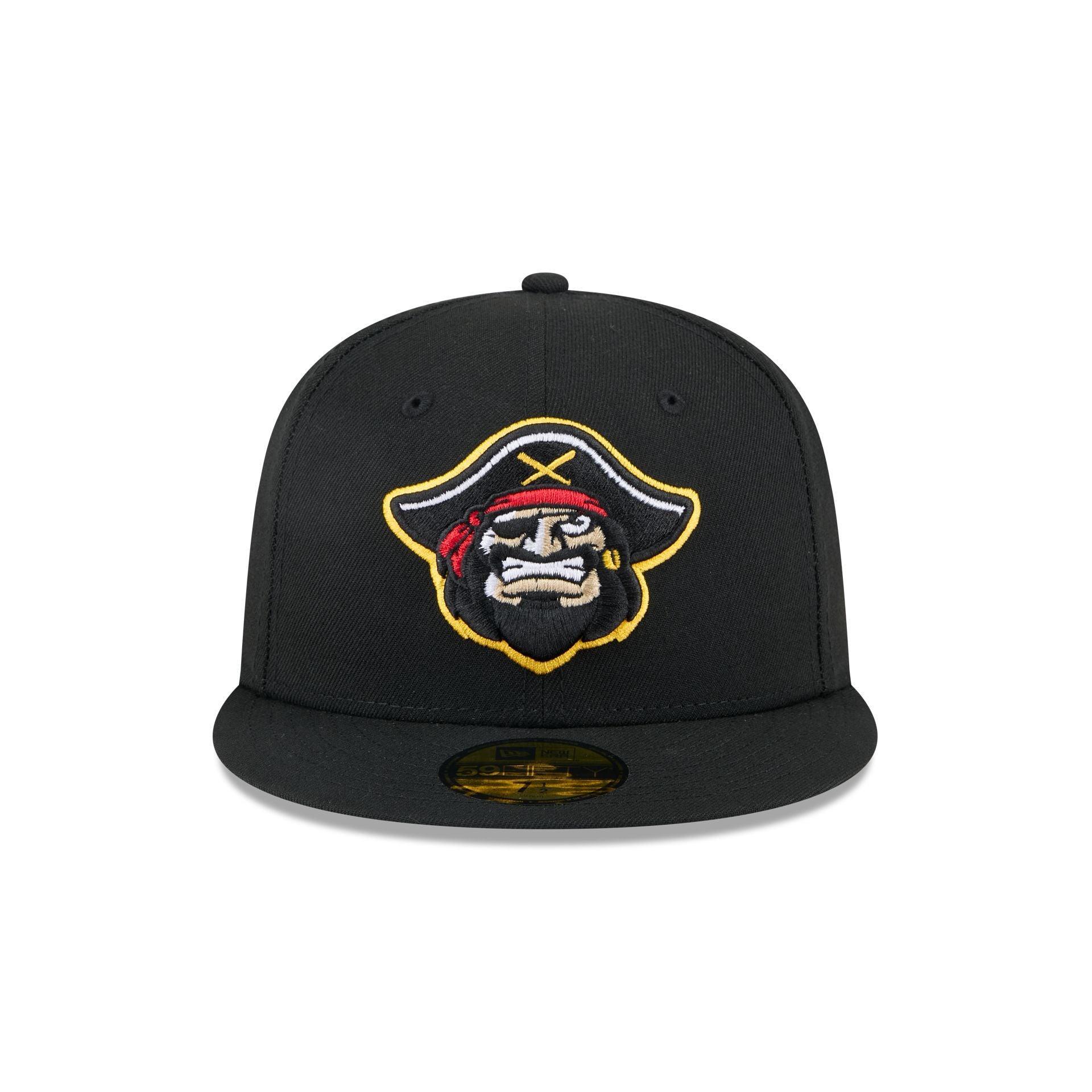 Atlanta Braves Black and White Basic 59FIFTY Fitted Hat Male Product Image