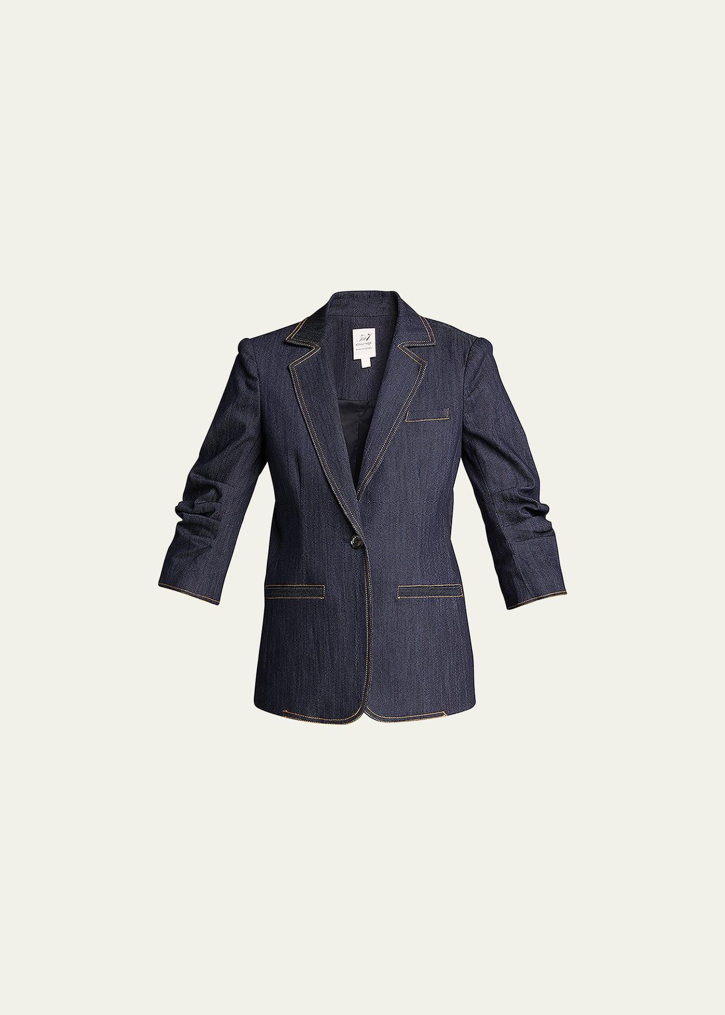 Khloe Denim Blazer Product Image