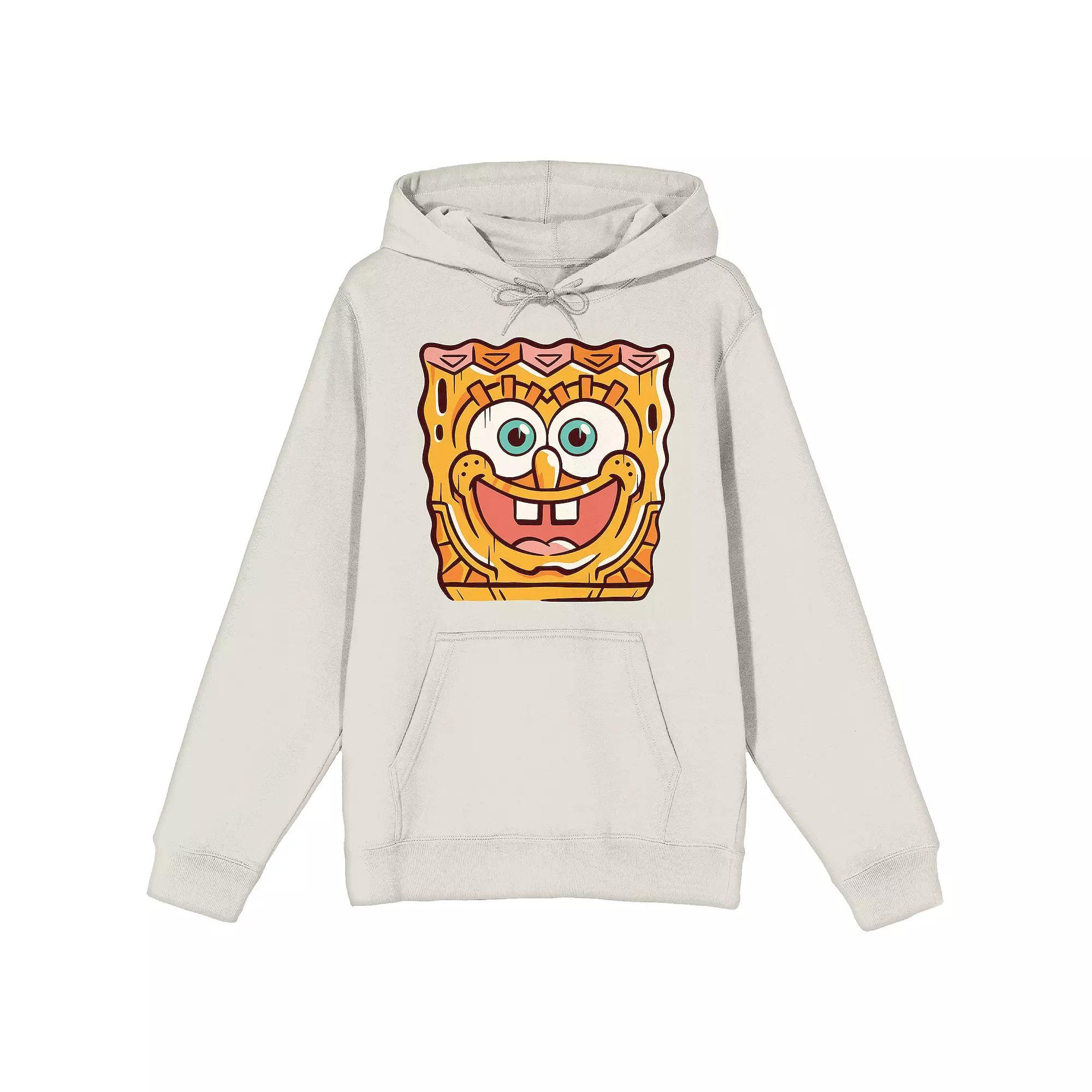 Men's SpongeBob SquarePants Hoodie, Size: Medium, Beige Product Image