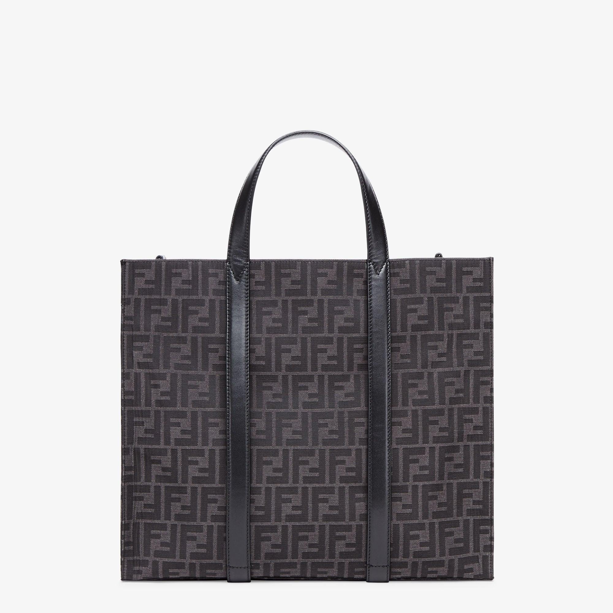 FF Jacquard ShopperFF jacquard fabric bag Product Image