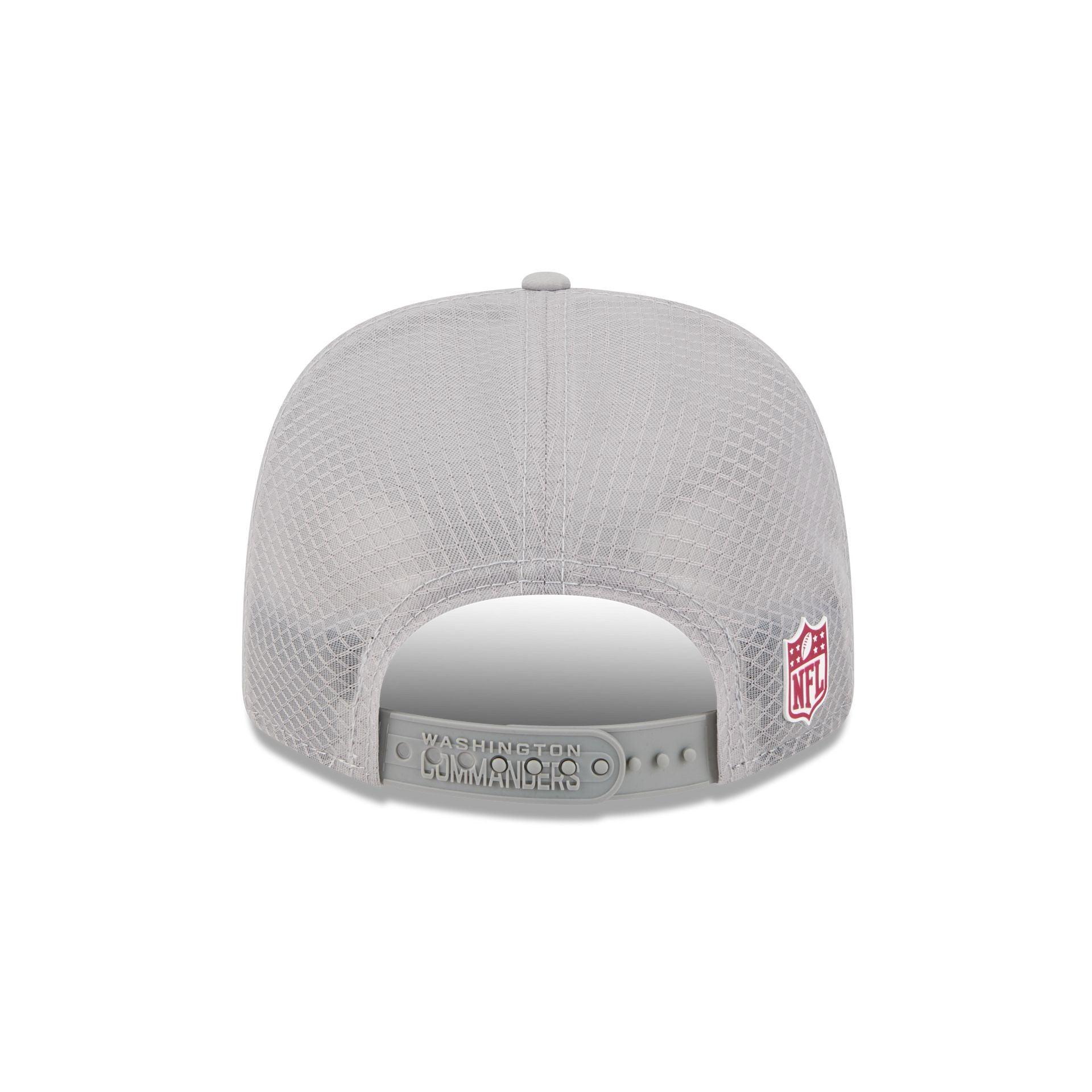 Washington Commanders 2025 Sideline Hot Weather Gray 9SEVENTY Trucker Hat Male Product Image
