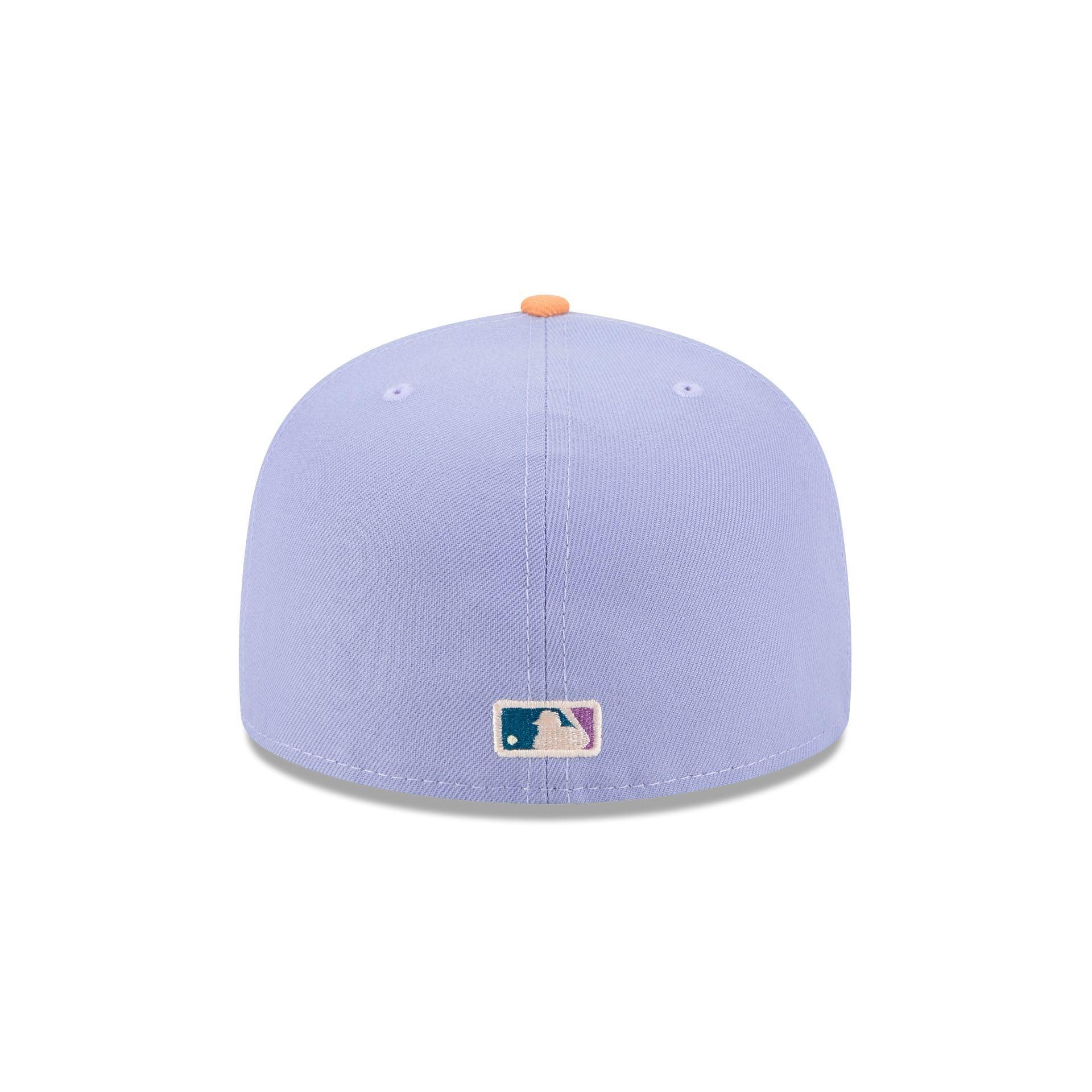 Atlanta Braves Lavender 59FIFTY A-Frame Fitted Hat Male Product Image