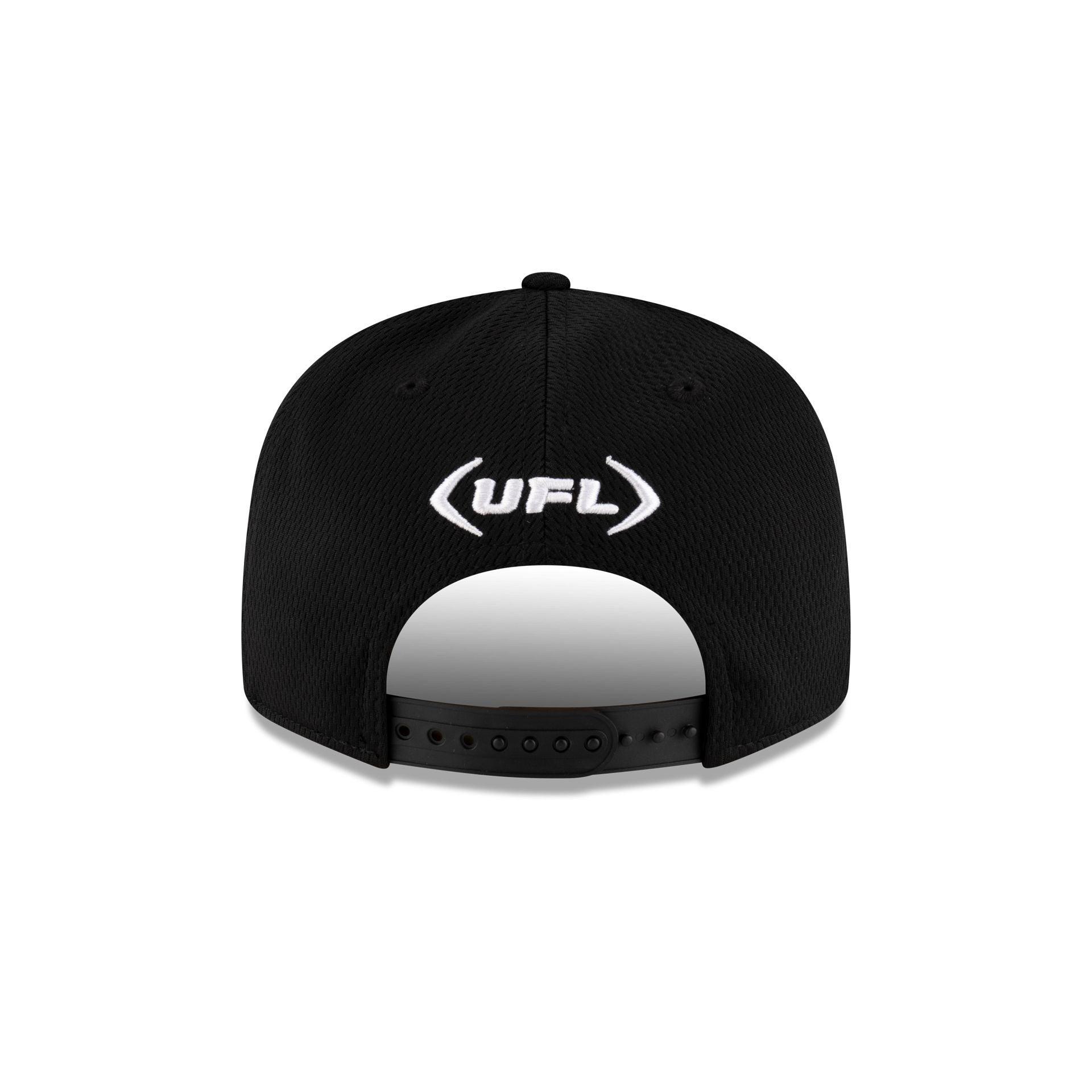 UFL Black 9FIFTY Snapback Hat Male Product Image