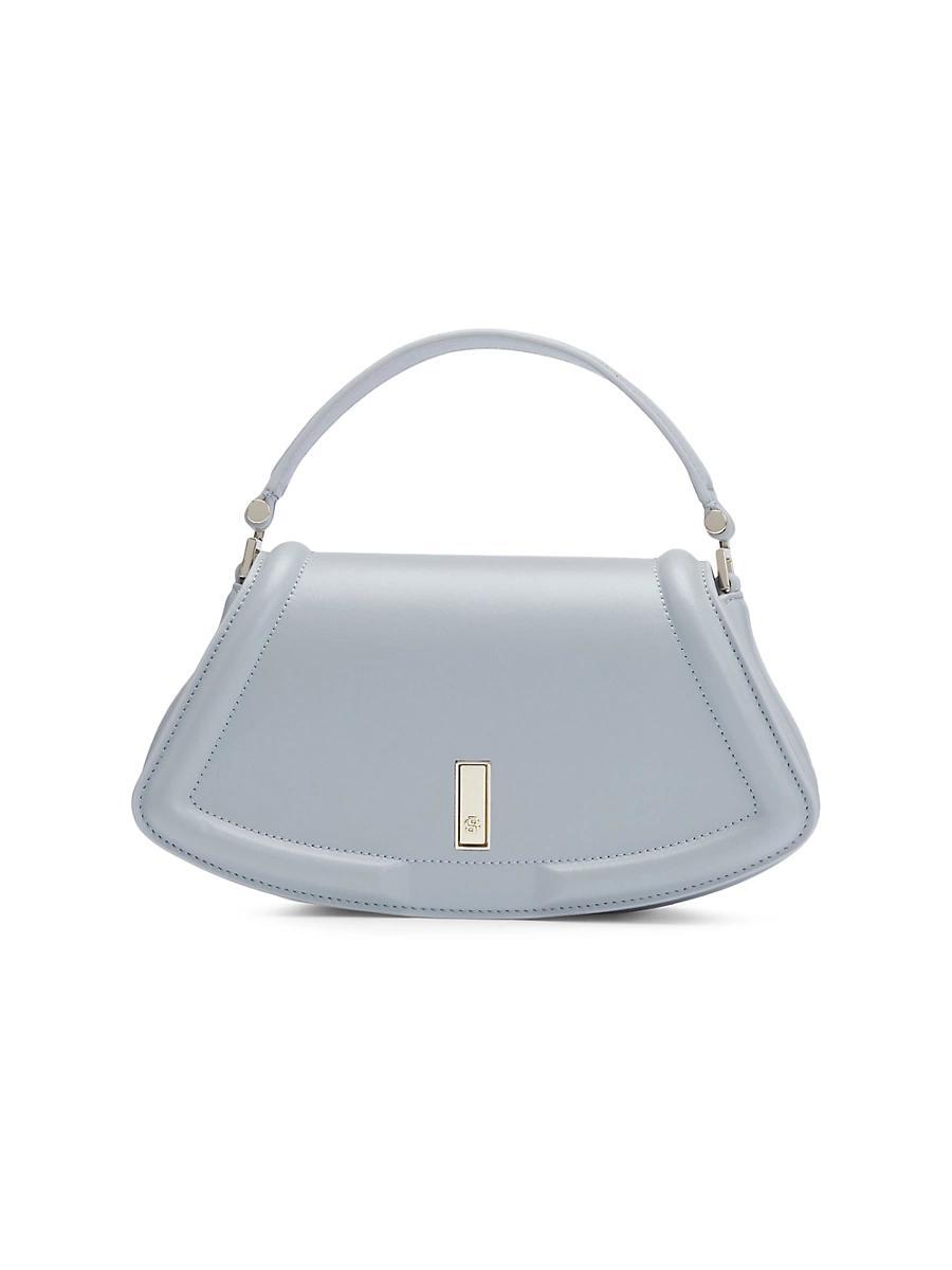 Womens Ariell Leather Shoulder Bag with Double B Monogram Hardware Product Image