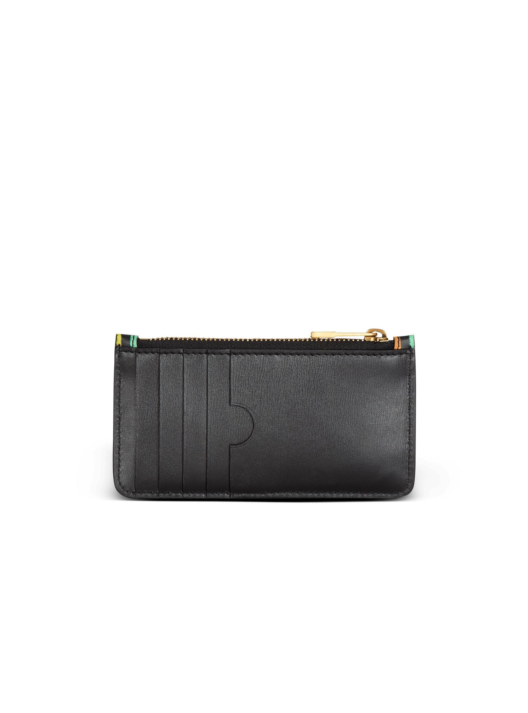 Multicoloured PB Labyrinth calfskin purse Product Image