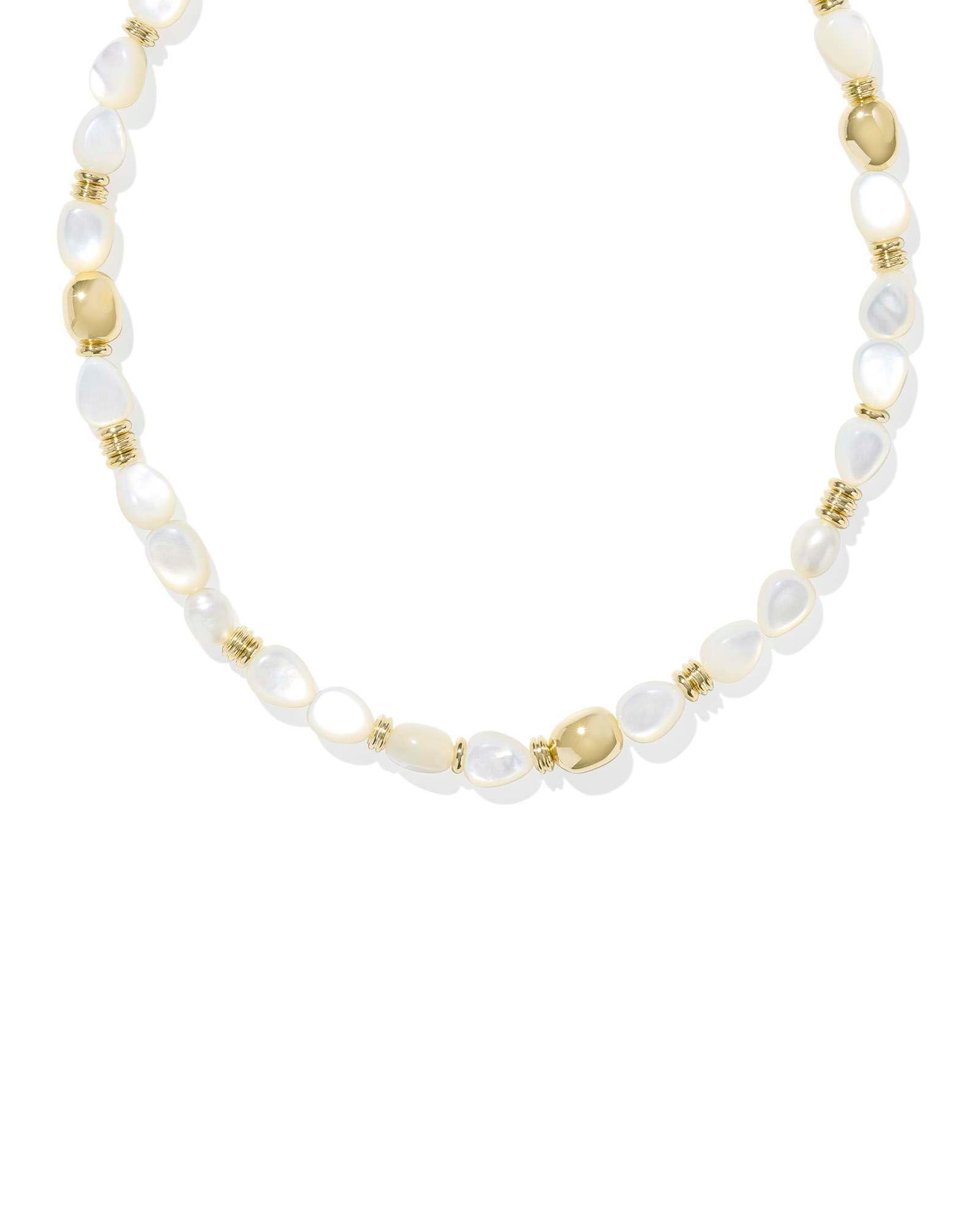 Melody Gold Beaded Strand Necklace Product Image