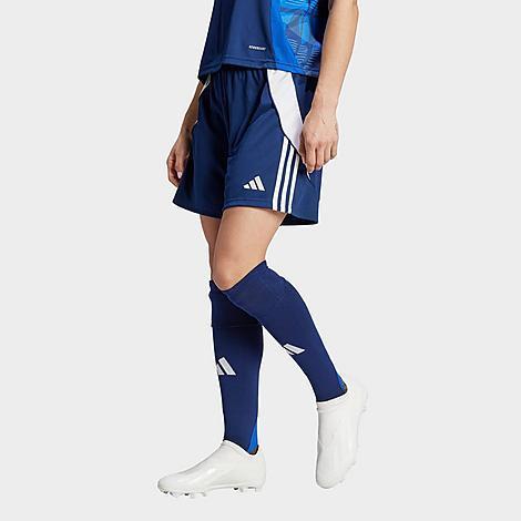 Women's adidas Tiro 24 Soccer Shorts, Size: XS, Blue Product Image
