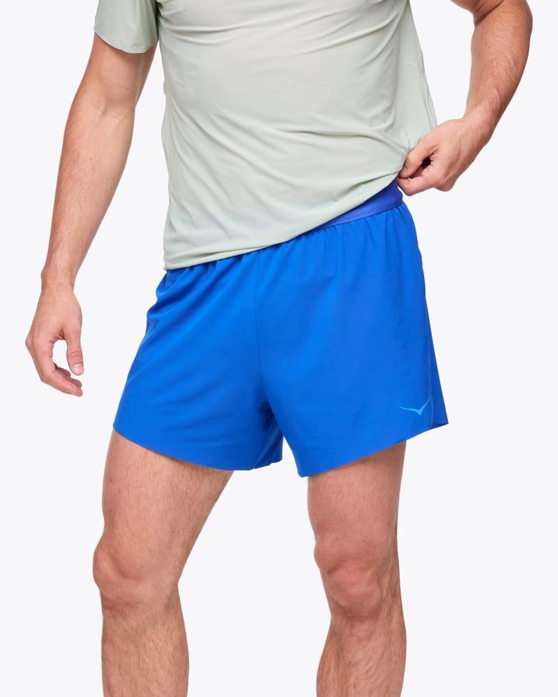 HOKA Men's Glide 5" Short w/Brief in Outer Space, Size XL Product Image