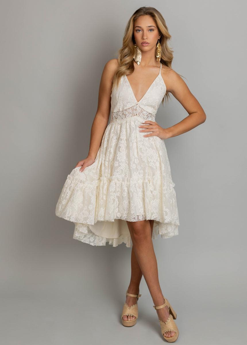 Marline Dress in Cream Female Product Image
