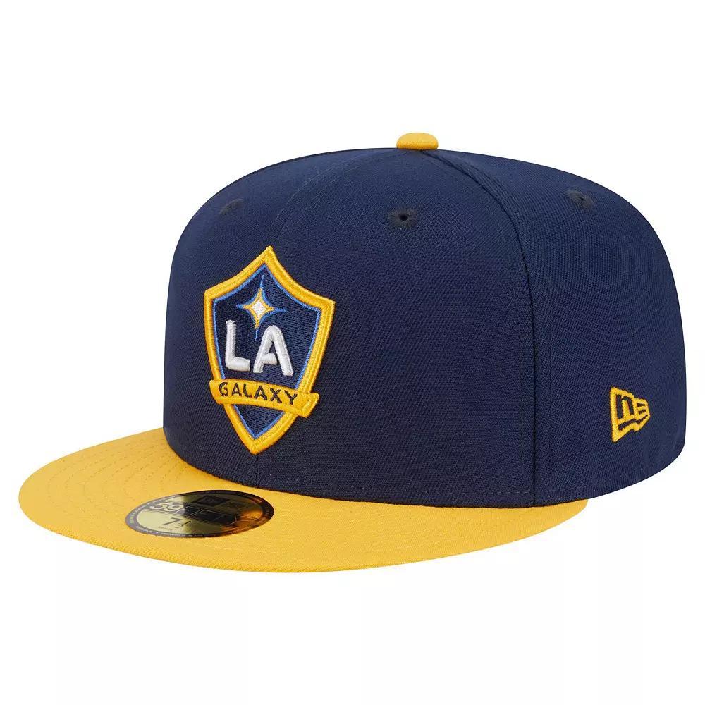 Men's New Era  Navy LA Galaxy 2025 Kickoff 59FIFTY Fitted Hat, Size: 7 1/2, Blue Product Image