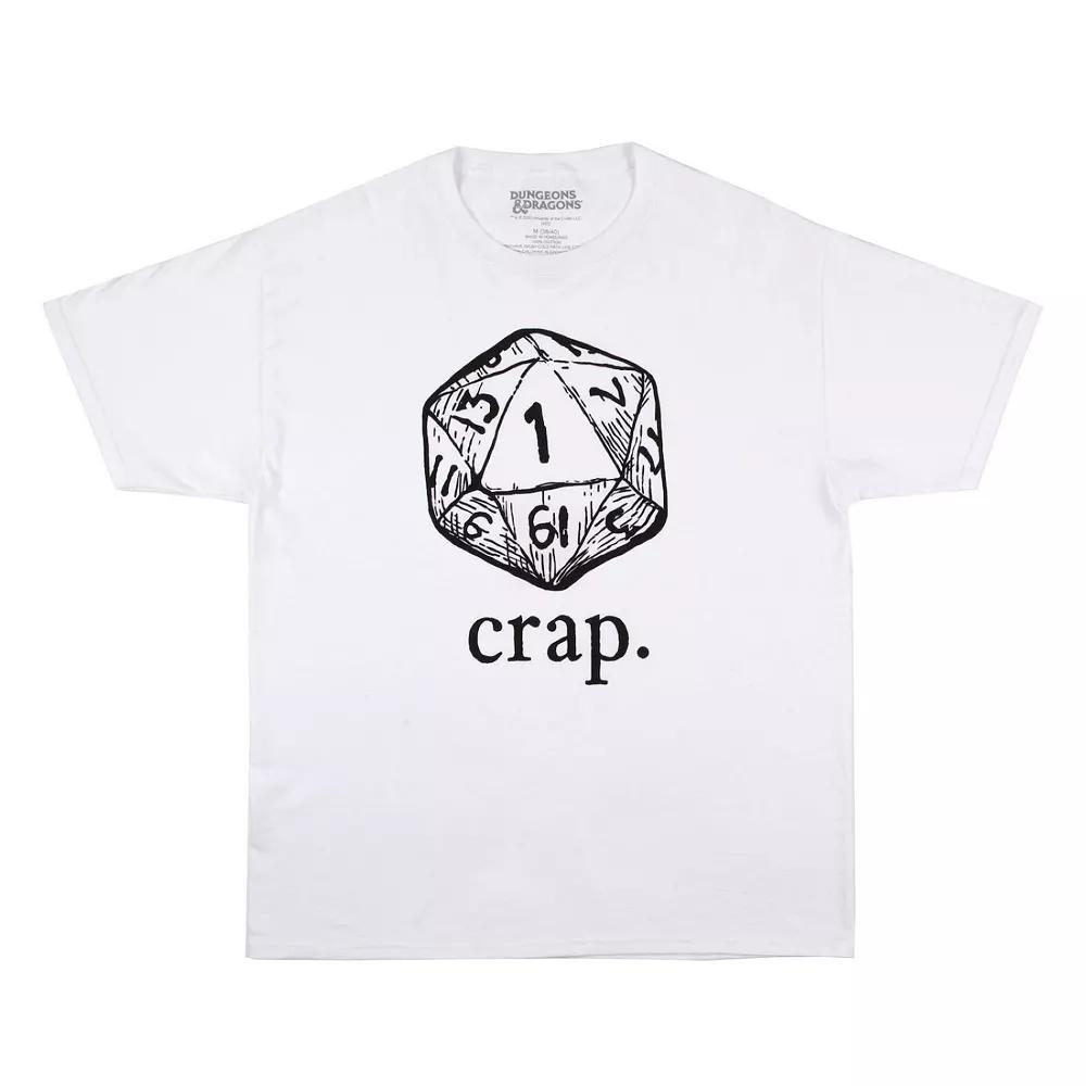 Men's Dungeons & Dragons Crap Tee, Size: Small 36, White Product Image