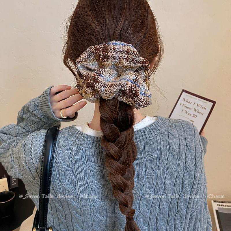Plaid Hair Scrunchie Product Image