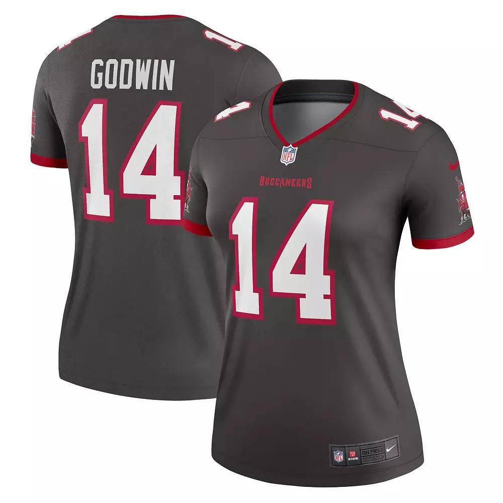 Women's Nike Chris Godwin Pewter Tampa Bay Buccaneers Alternate Legend Jersey, Size: Large, Charco Product Image