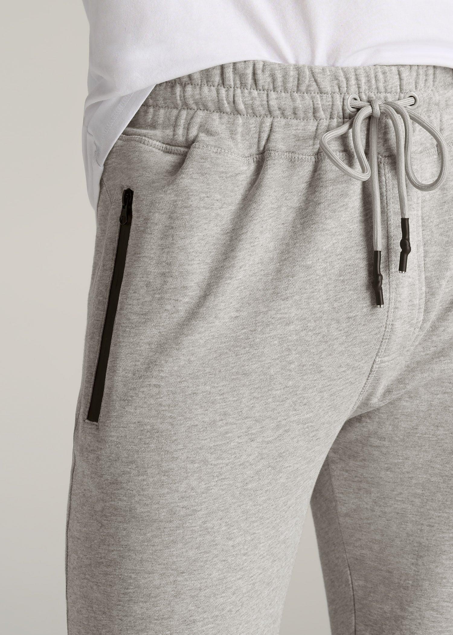 Wearever French Terry Men's Tall Joggers in Grey Mix Product Image