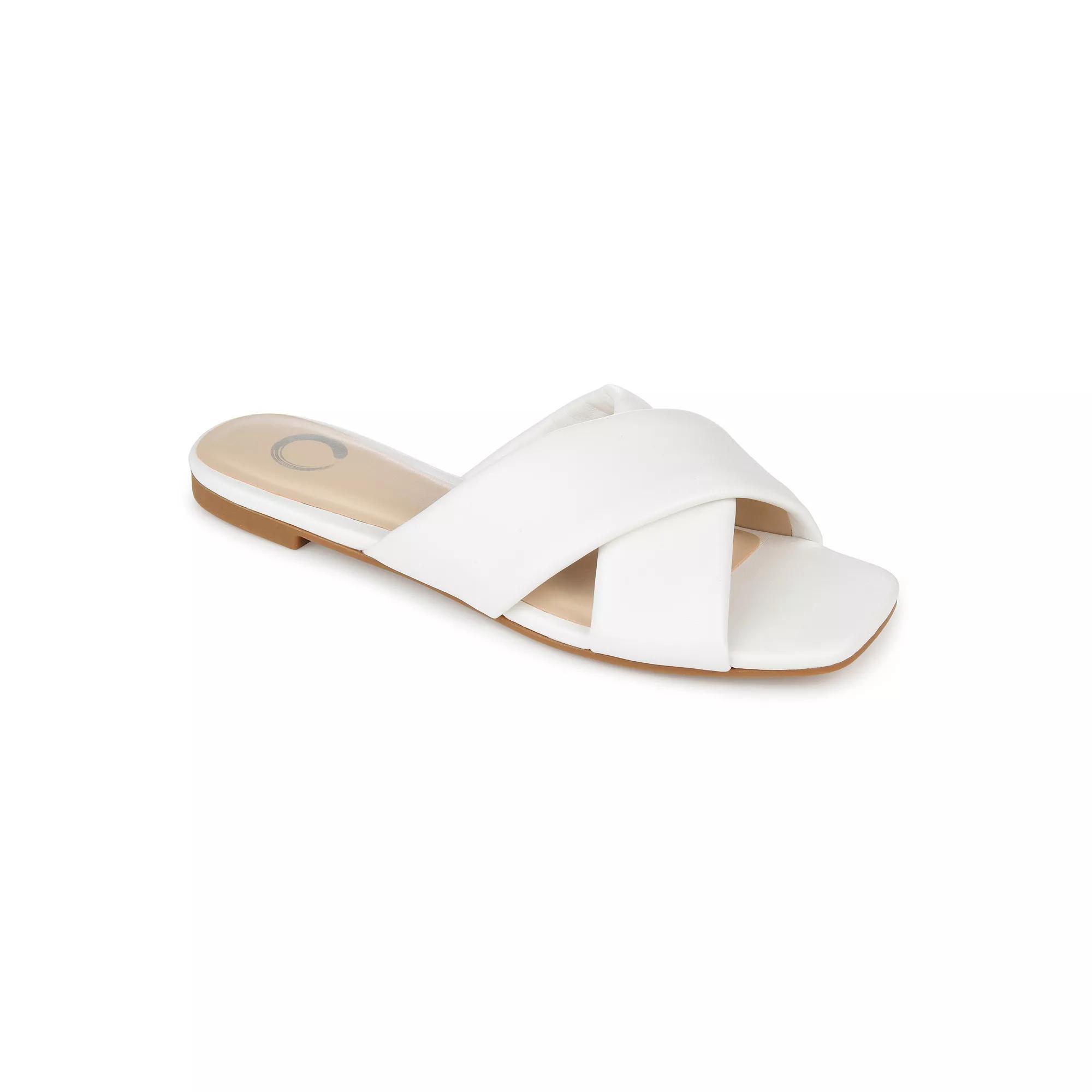 Journee Carlotta Women's Slide Sandals, Size: 11 Product Image