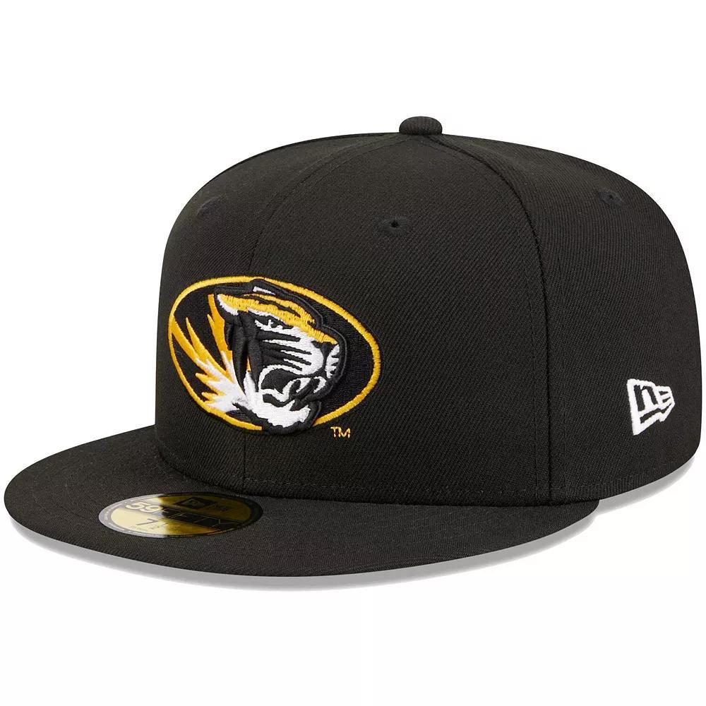 Men's New Era Black Missouri Tigers Evergreen 59FIFTY Fitted Hat, Size: 7 5/8 Product Image