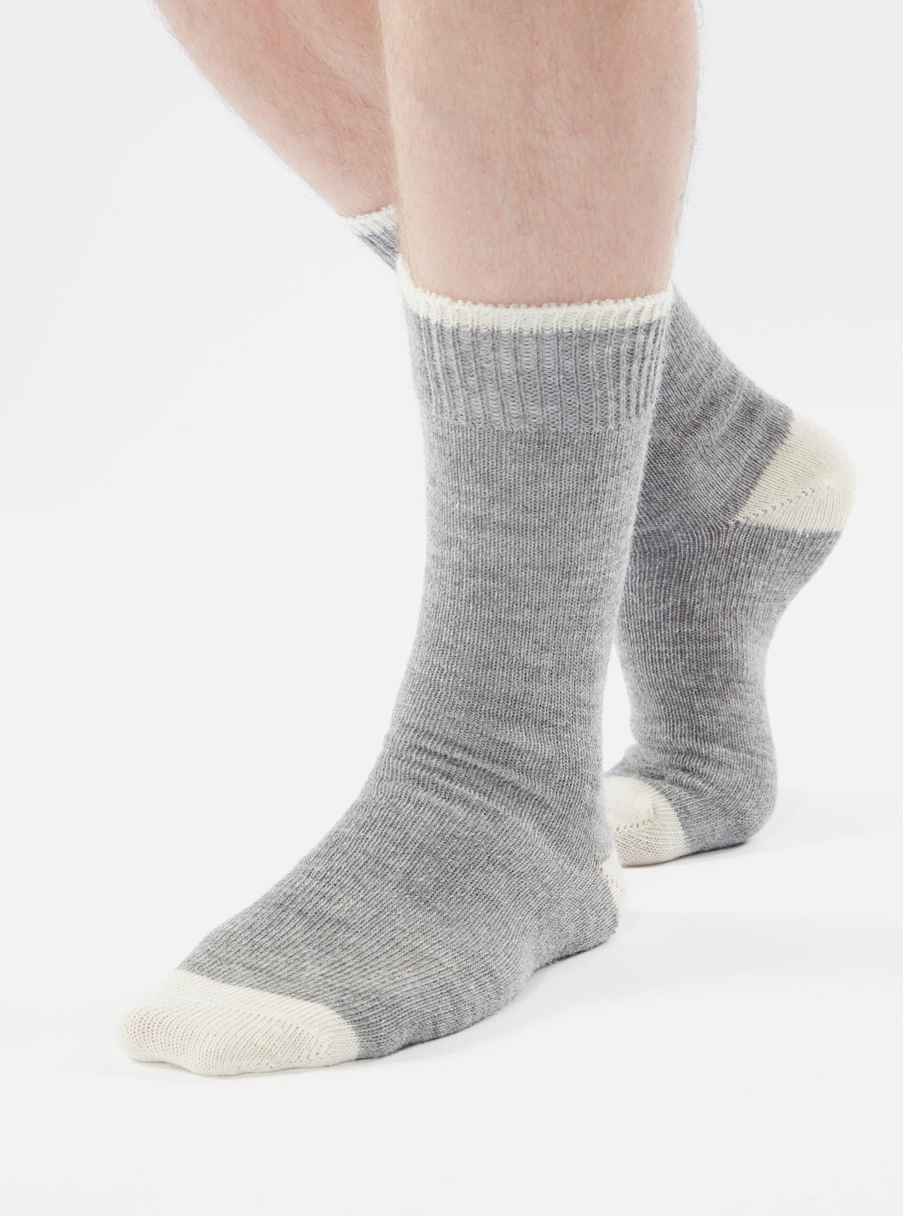 Grey Marl Alpaca Wool Alpaca Sock Product Image