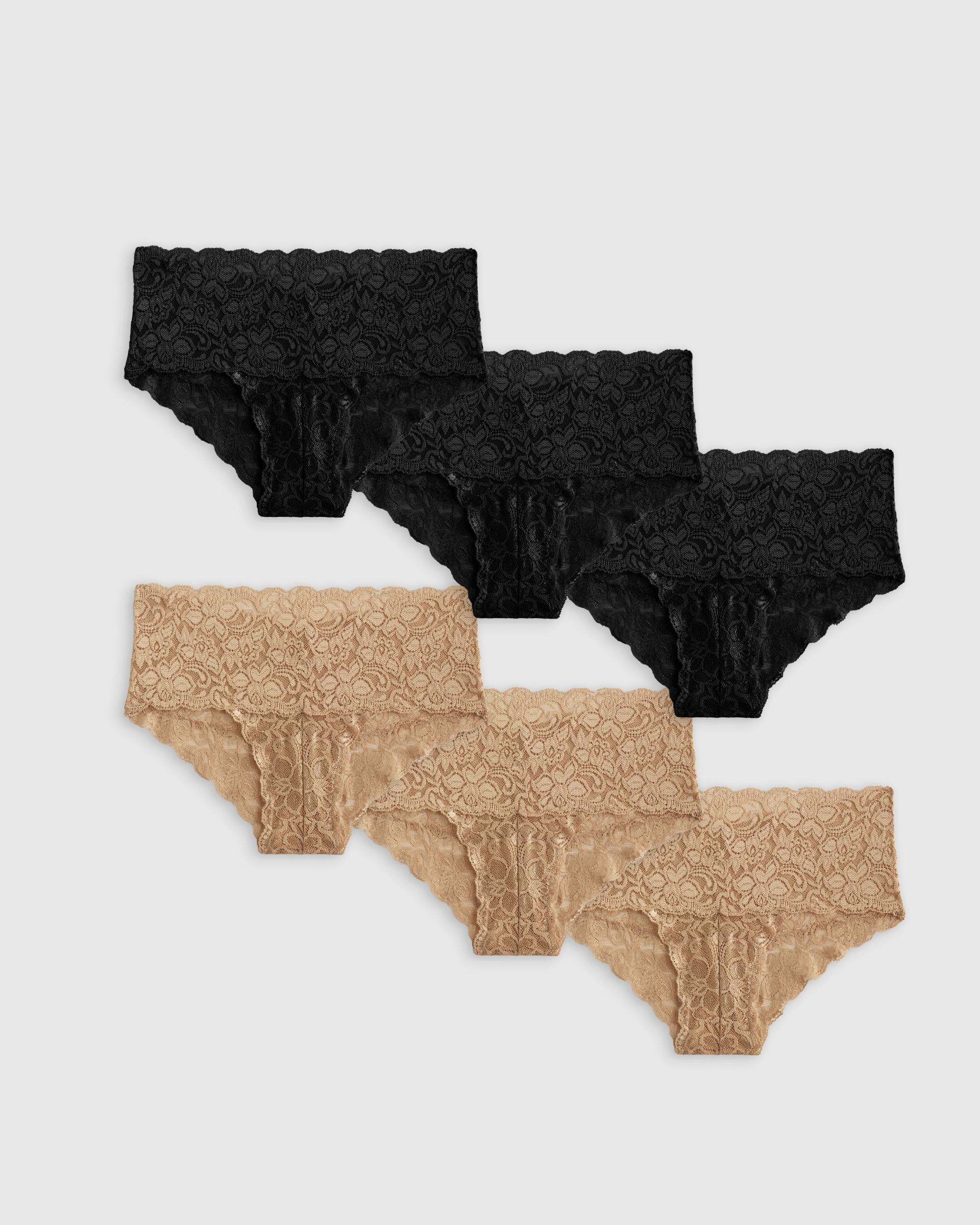 Quince | Women's Stretch Lace Cheeky Brief Size XL, Nylon/Spandex Product Image