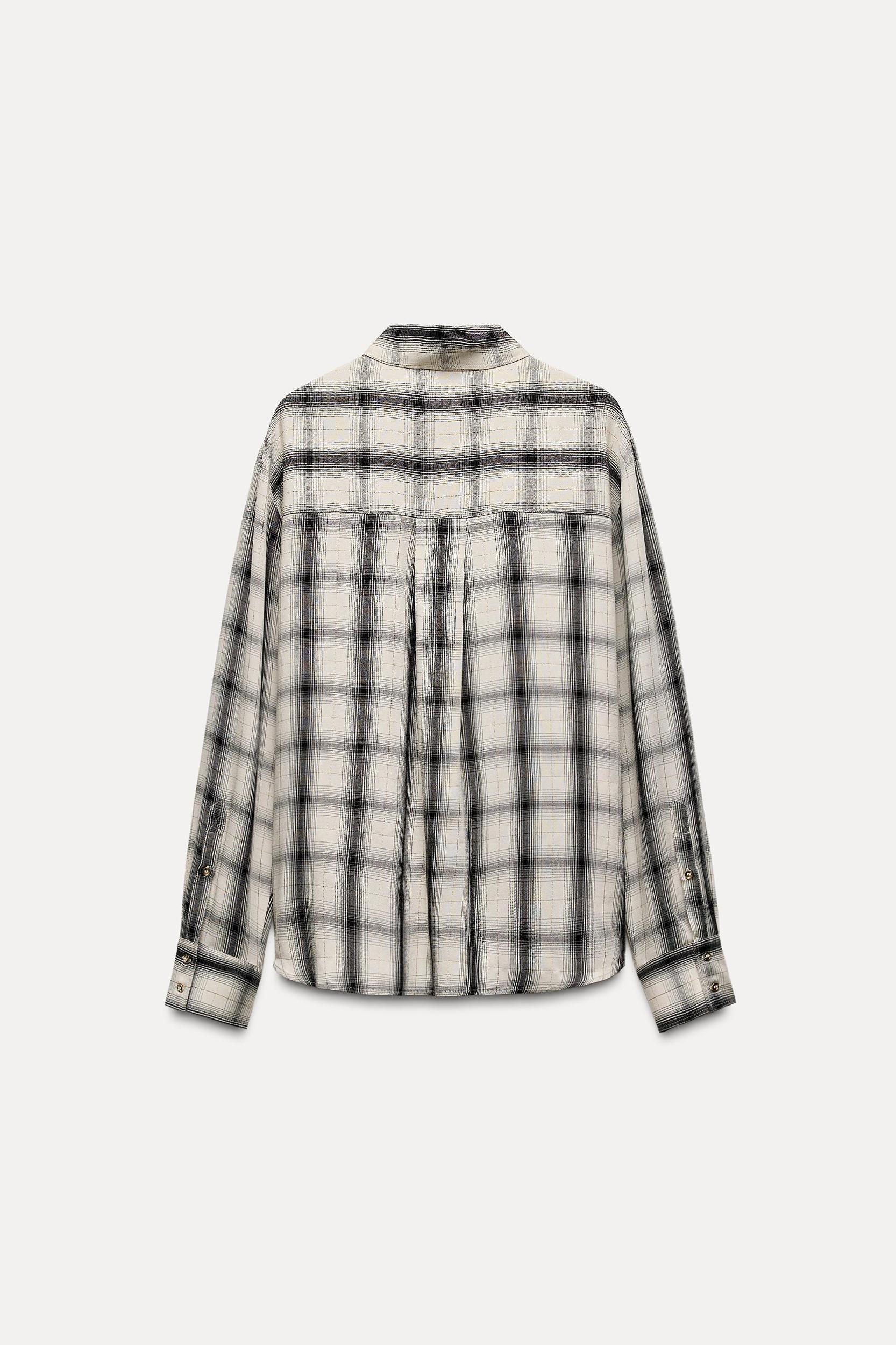 OVERSIZED PLAID SHIRT Product Image