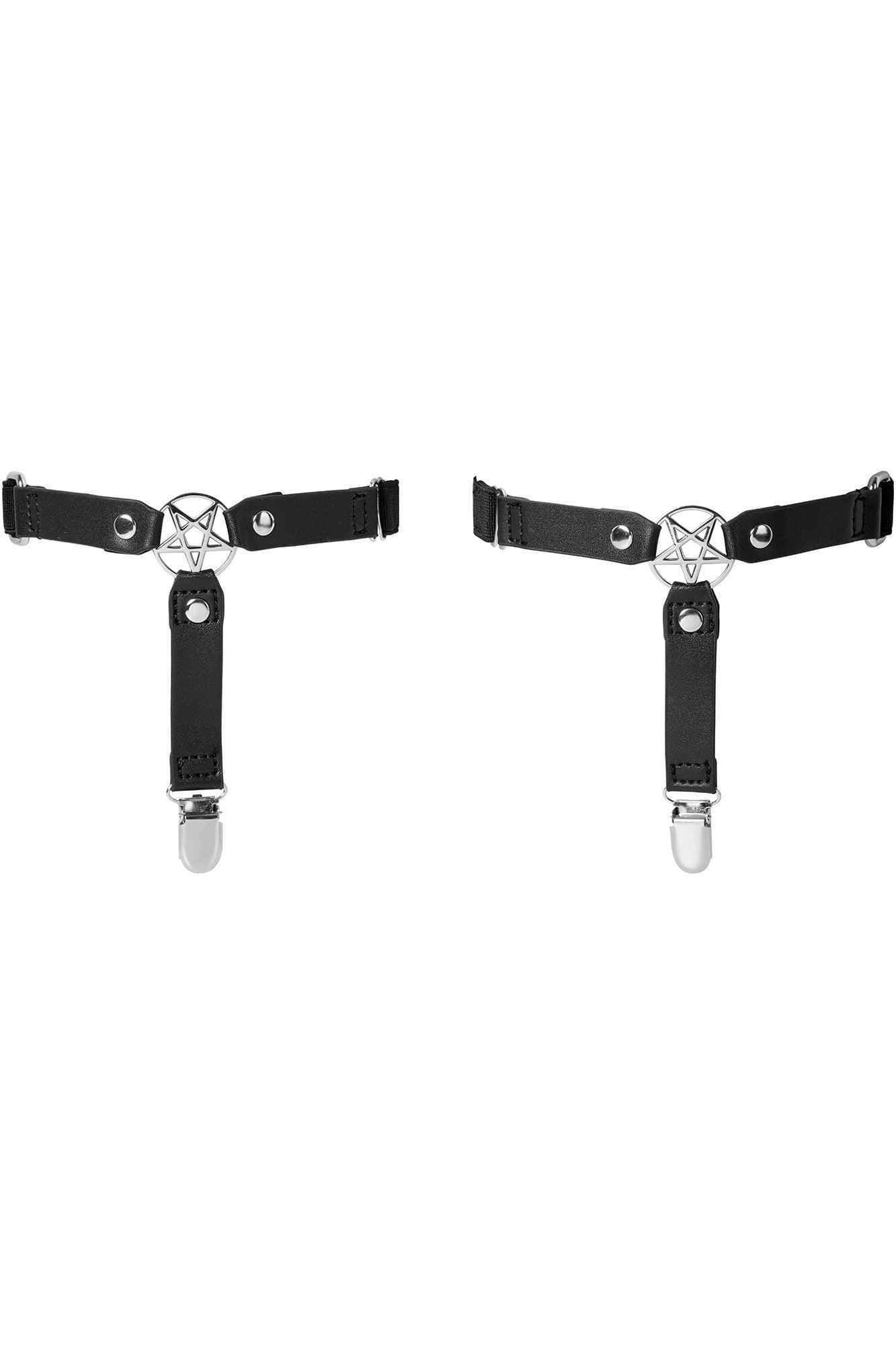 Star Strapped Garters - Resurrect Female Product Image