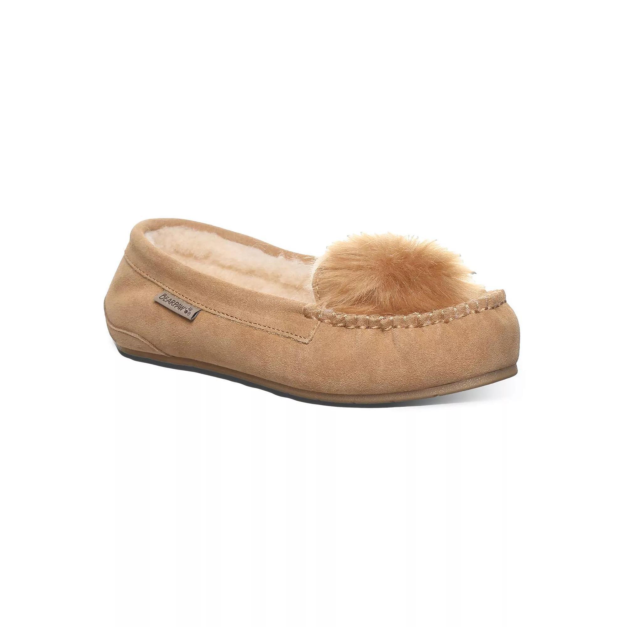 Bearpaw Erika Women's Suede Moccasin Slippers, Size: 11, Iced Brown Product Image