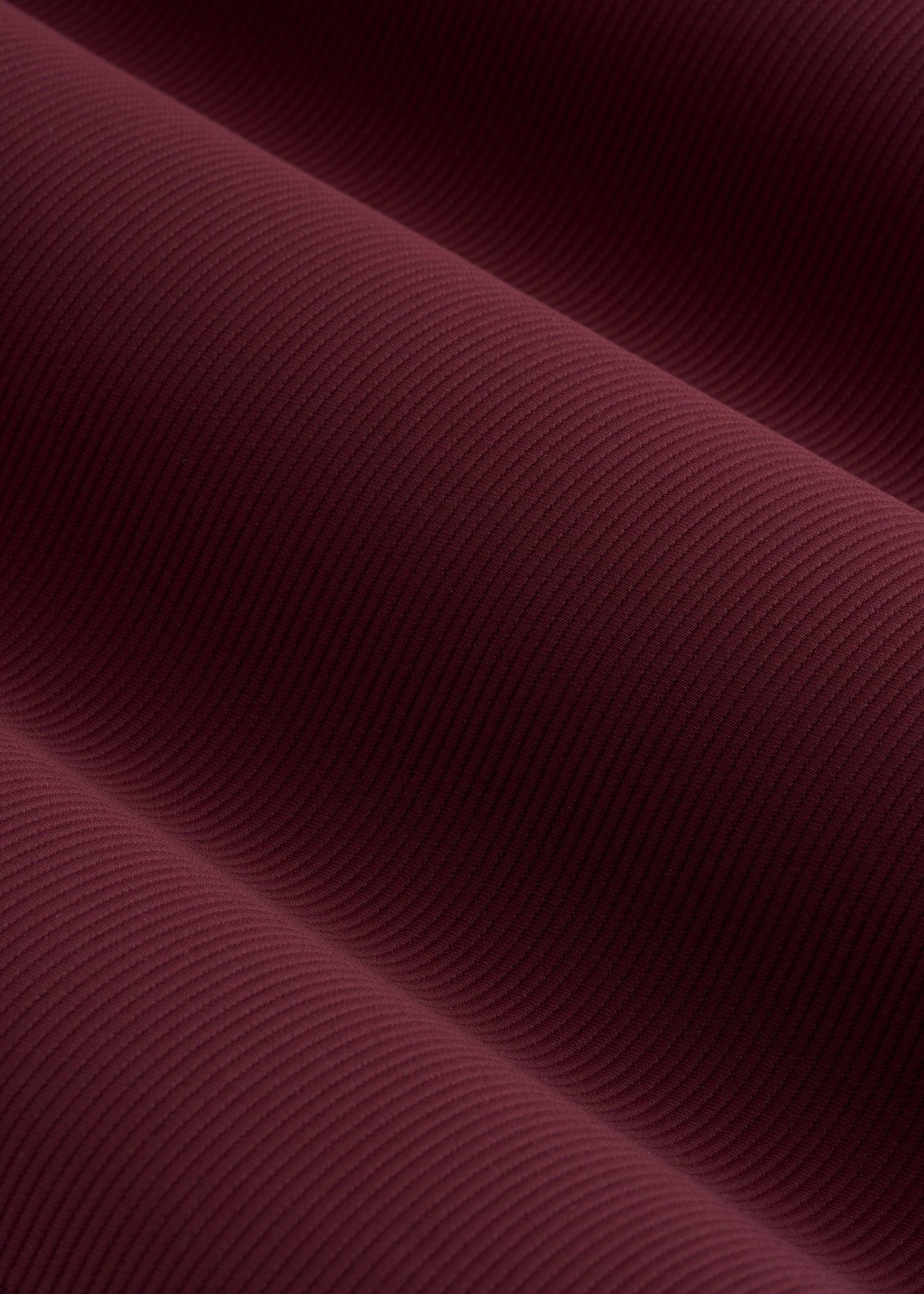 Cropped Ribbed Tank Top for Tall Women in Tawny Port Product Image