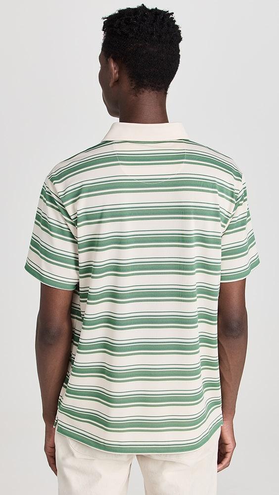 Quiet Golf Monogram Striped Polo | Shopbop Product Image